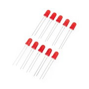 LED 5mm red - 10pcs. - justPi
