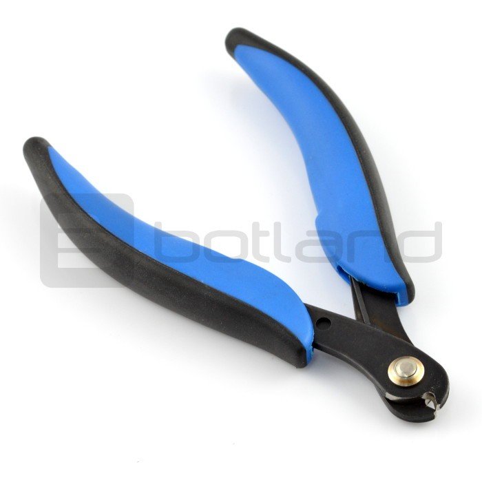 Side cutters, short 125 mm blue