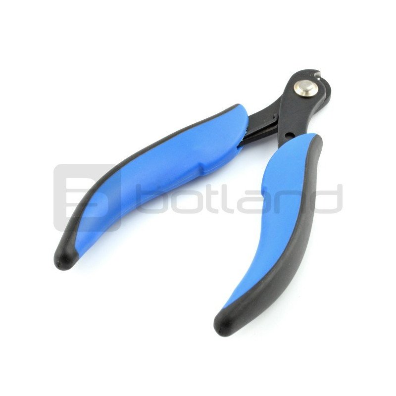 Side cutters, short 125 mm blue