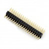 Goldpin 2x20 straight raster 2.54mm