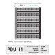 Universal insert PDU11 Universal insert PDU11