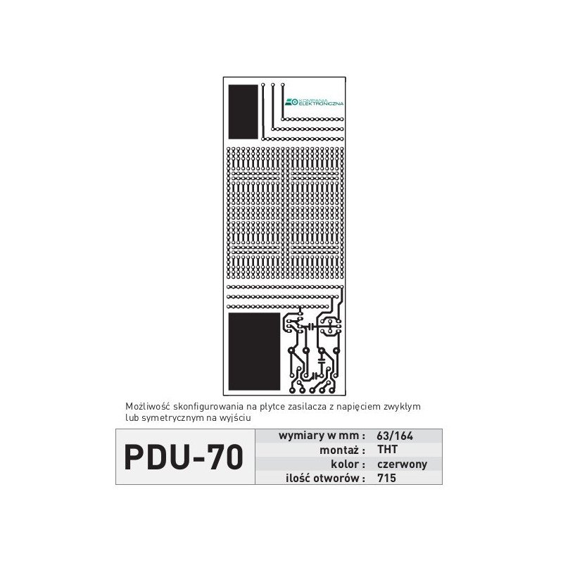 Universal board PDU70 - THT power supply