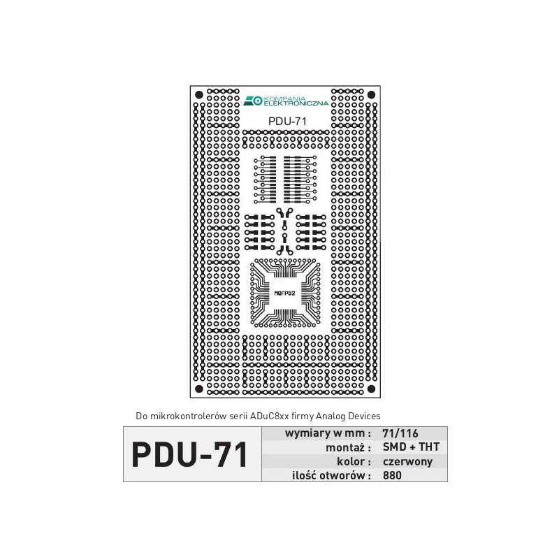 Universal insert PDU71 - SMD