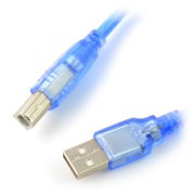 Buy USB cable A - B - 30cm - blue