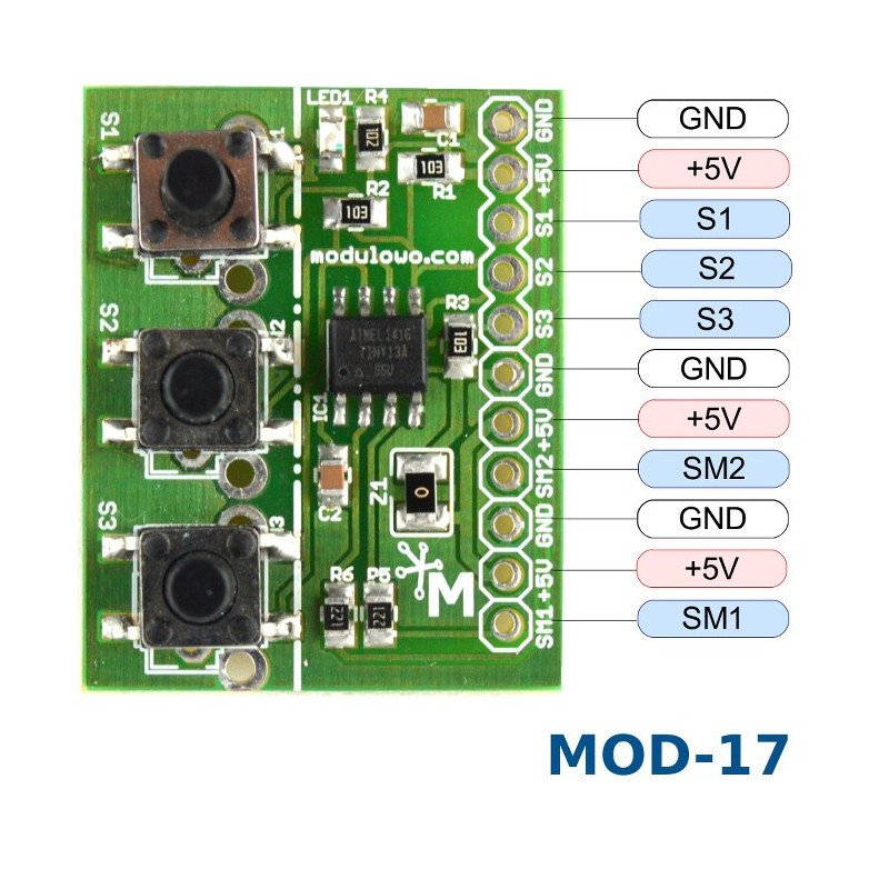 2-channel servo controller - MOD-17