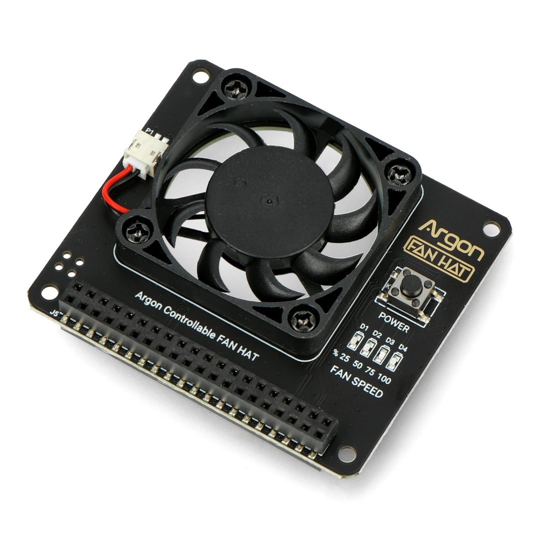 Argon Fan HAT v1.5 - module with fan for Raspberry Pi