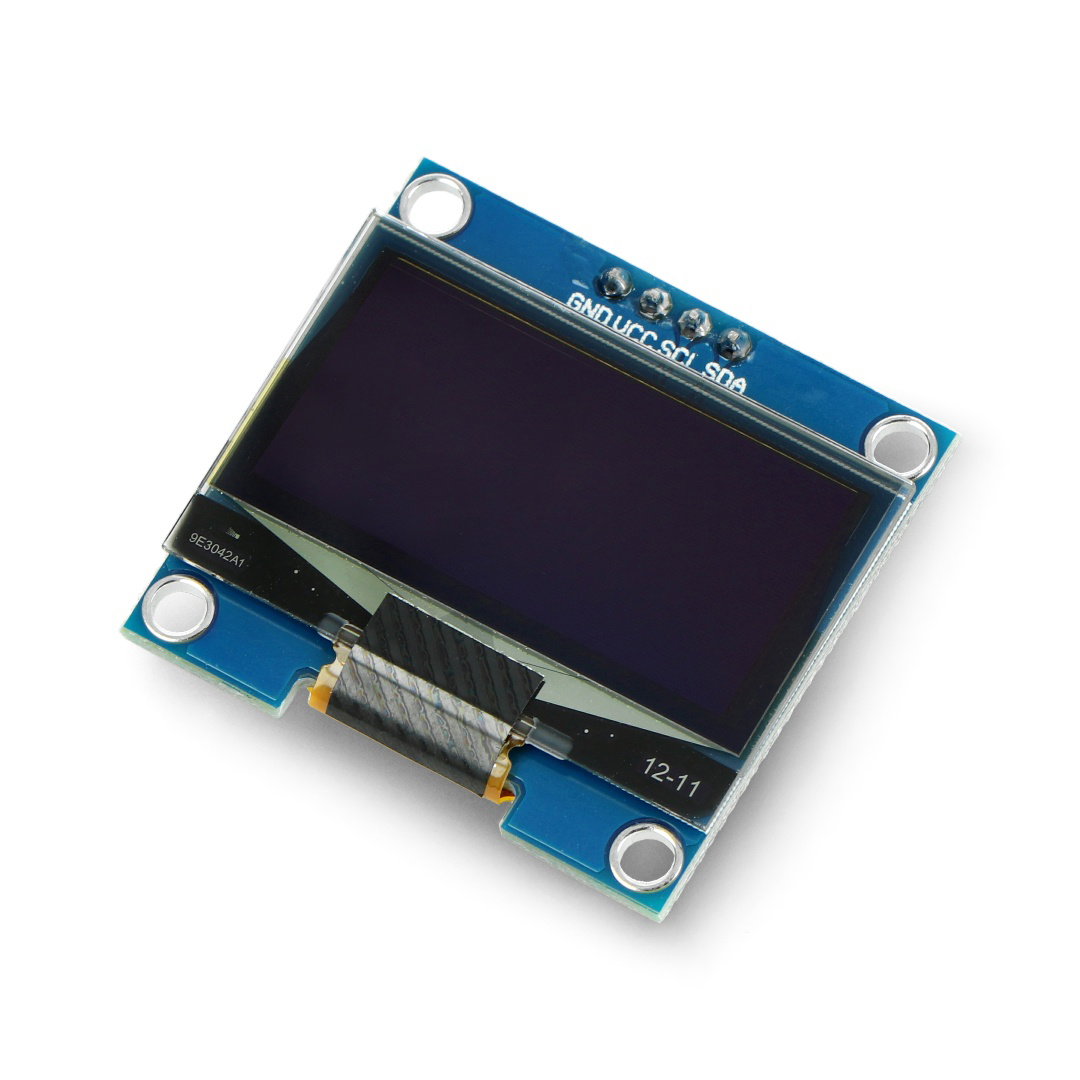 OLED blue graphic display 1,3'' 128x64px I2C v2 - blue characters