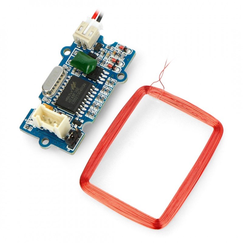Red/Green LED and Common Anode 125 kHz RFID Reader with 1-Wire Interface 
