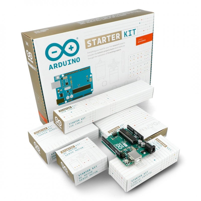 V8 Starter Kit for Arduino - Kit Arduino - RoboCore