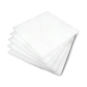 Milky poured plexiglass - 5mm - 200x200mm - 5pcs.