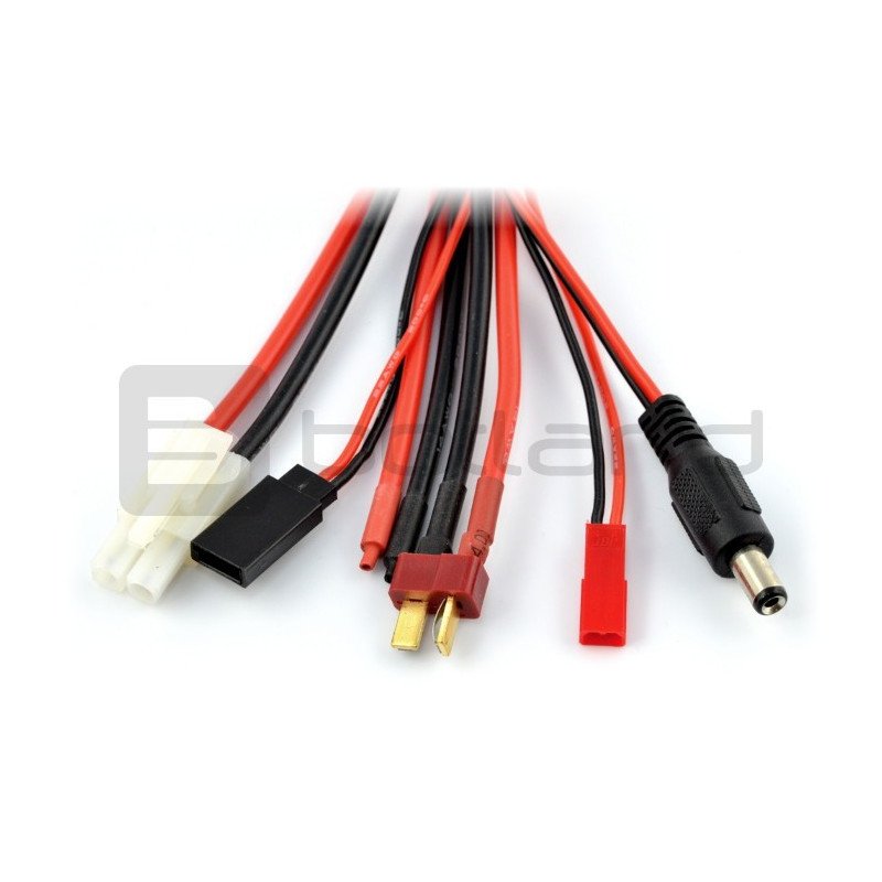 Multi adapter 6 connectors - banana plugs - Deans / Tamiya / BEC / Servo / DC 2.1 mm