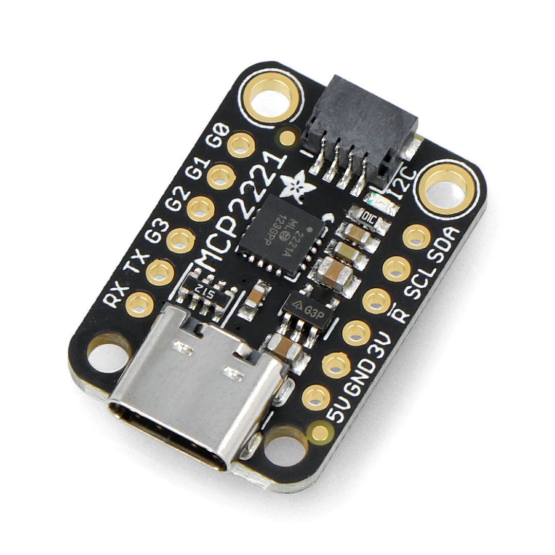 MCP2221A - USB to GPIO ADC I2C - Stemma QT / Qwiic - Adafruit 4471 ...