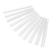 Straight goldpin 1x40 connector with 2,54mm pitch - white - 10pcs.