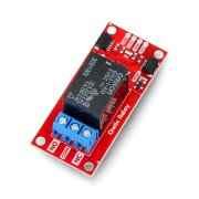 Omron single channel relay module - 5,5A/230VAC contacts - 3V coil Qwiic I2C - SparkFun COM-15093
