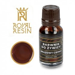 Dye for epoxy resin Royal Resin - transparent liquid - 15 ml - dark brown
