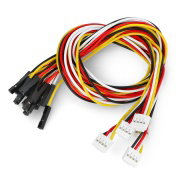 Buy Grove - a set of 5 wires 4-pin 2mm - female