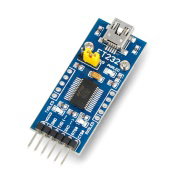 Converter USB-UART FTDI FT232RL - miniUSB socket