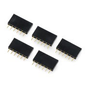 Female socket 1x6 raster 2,54mm for Arduino_