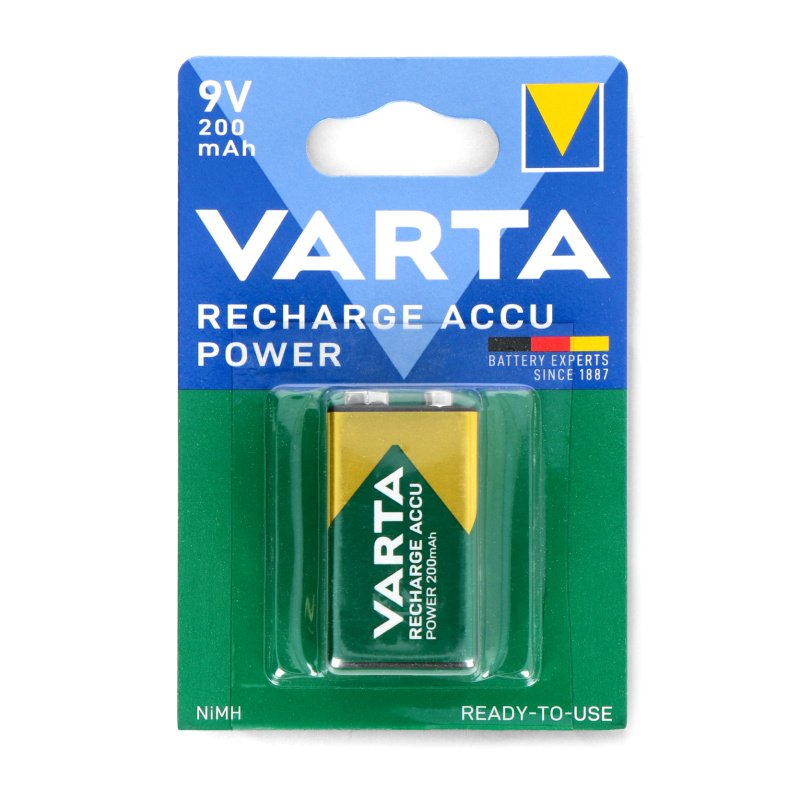 VARTA Rechargeable Ready2Use Pre-Charged AA Mignon Ni-Mh Battery (4-Pack,  2,600mAh, 4-Pack), Rechargeable Without Memory Effect - Ready for immediate