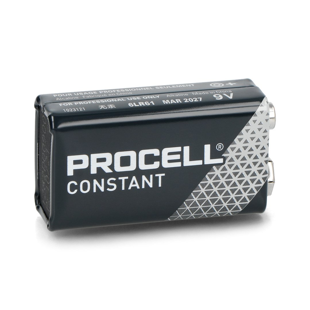 Duracell 9V/12 PROCELL Procell Professional 9V Alkaline Battery