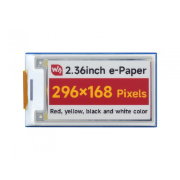 E-paper display - 2.36'' 296x168px - 4 colors - SPI - Waveshare 23151