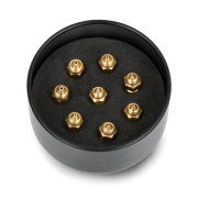 Creality High-end Brass nozzle 0,25mm/0,4mm/0,6mm/0,8mm - filament 1,75mm - brass - 8pcs