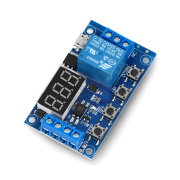 Relay module 1 channel with delay - 10A / 250VAC