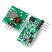 Radio module transmitter FS100A + receiver 433 MHz