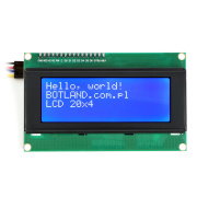 LCD display 4x20 characters blue + I2C LCM1602