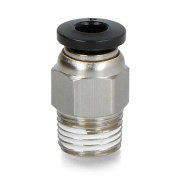 Quick connector with thread M10 for 4mm PTFE tube