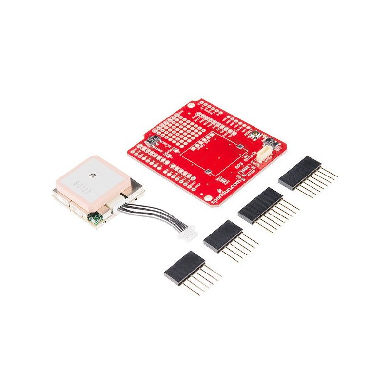 GPS Shield for Arduino - set with EM-506 GPS receiver