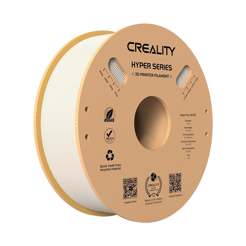 Filament Creality Hyper PLA 1,75mm 1kg - White