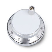 CNC Rotary Encoder - 100 Pulses per Rotation - 60mm Diameter - Silver - Adafruit 5735
