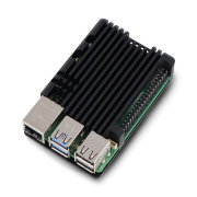 Case for Raspberry Pi 5 - aluminium - black