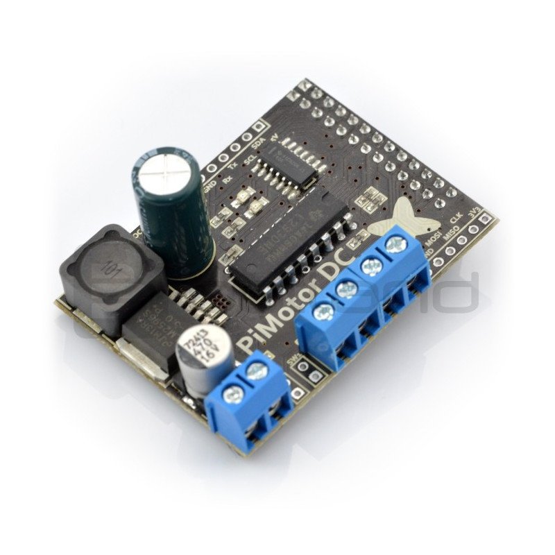 PiMotor - two-channel motor controller - Raspberry cover Pi
