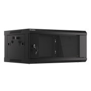 Hanging installation rack - 19'' 4U 600x450mm - black - Lanberg WF01-6404-10B