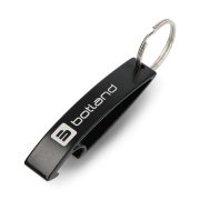 Bottle opener - keychain - black