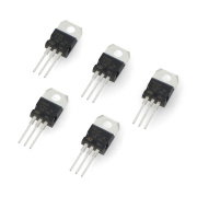 Darlington TIP122 100V/5A NPN bipolar transistor - 5pcs.