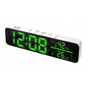 Tuya - large LED clock with WiFi temperature and humidity sensor - RTX WTHS6