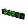 Tuya - large LED clock with WiFi temperature and humidity sensor - RTX WTHS6
