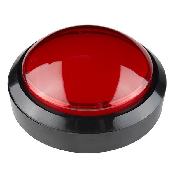 Big Push Button - czerwony
