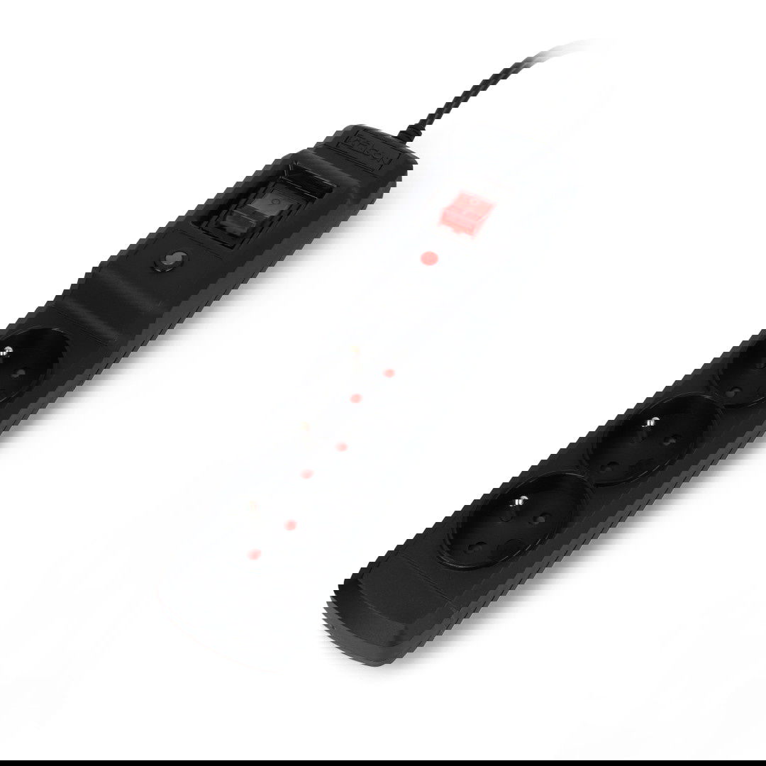 Power strip with protection Arcon Multi M3 black - 3 sockets