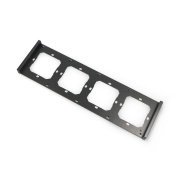 Sonoff M5-4C-80-F - frame for wall switch M5-80 - quadruple - black