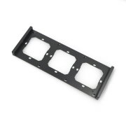 Sonoff M5-3C-80-F - frame for wall switch M5-80 - triple - black