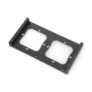 Sonoff M5-2C-80-F - frame for wall switch M5-80 - double - black