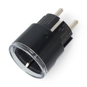 Shelly Plug S MTR Gen3 smart socket - WiFi/Bluetooth/Matter smart socket with energy metering - black