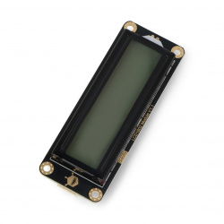 DFRobot Gravity - LCD display 2x16 I2C - gray - for Arduino