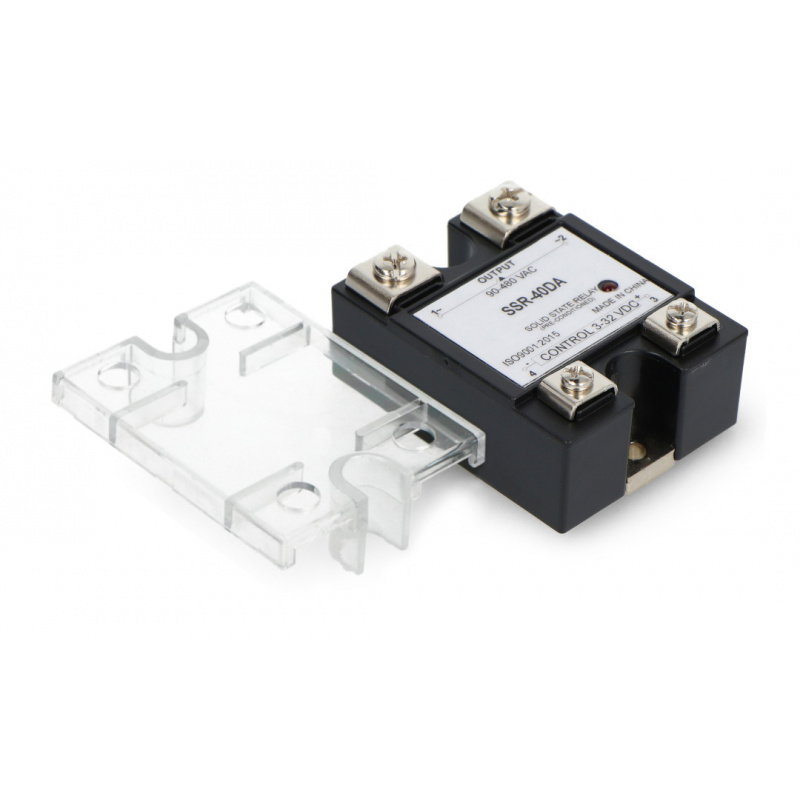 Relè A Stato Solido SSR-20DA: 20A 24-480VAC Ingresso 3-32VDC Modulo Per Caldaie E Stufe