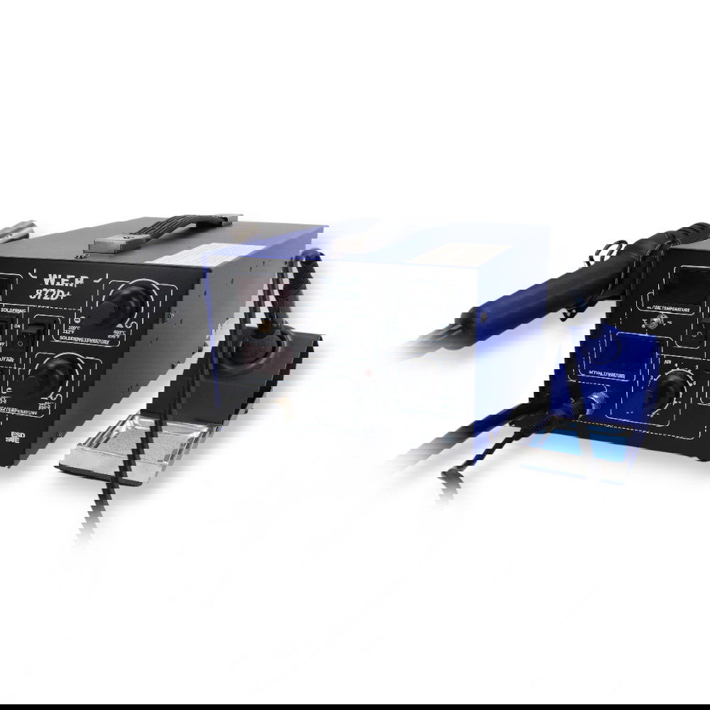 2in1 hot air and tip soldering station WEP 872D + compressor - 700W