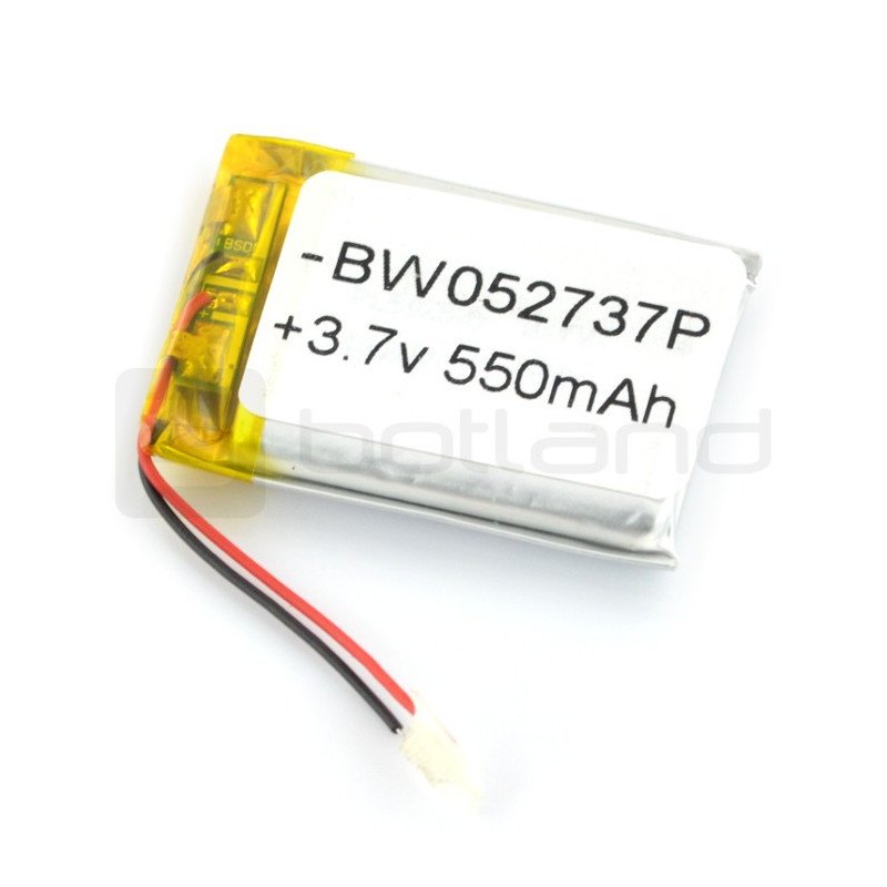 Li-Poly battery 550 mAh 3.7